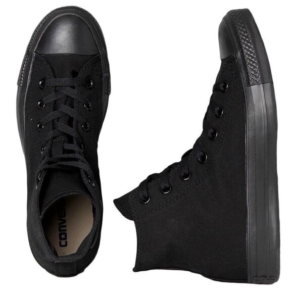 ✨ Chuck Taylor All Star Hi Black Monochrome✨ - Picture 4 of 8